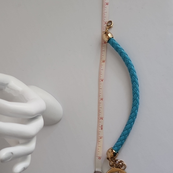 Blue Braided Rope Charm Bracelet - Picture 8 of 9